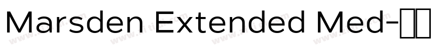 Marsden Extended Med字体转换